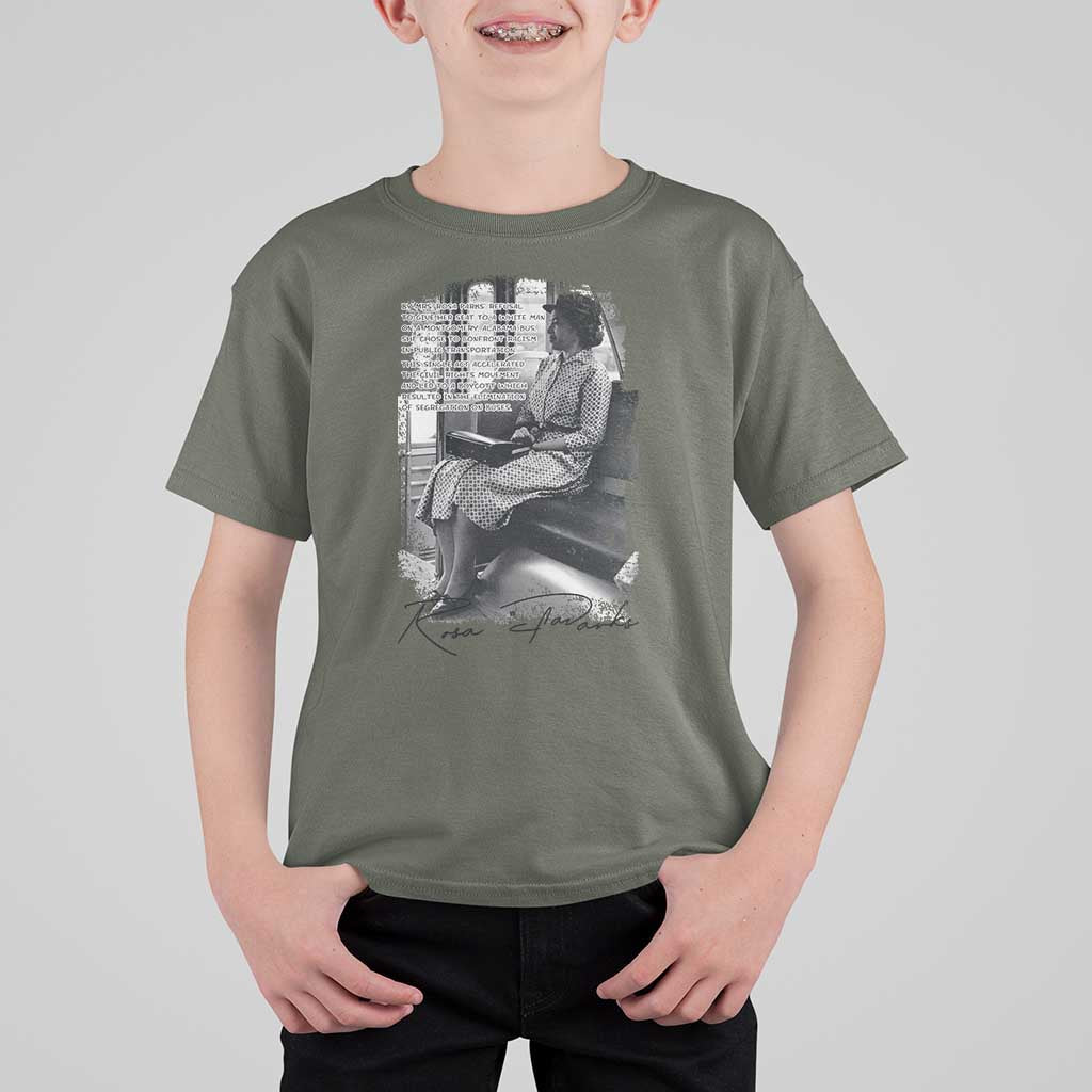 Rosa Parks Montgomery Bus Boycott T Shirt For Kid Civil Rights History