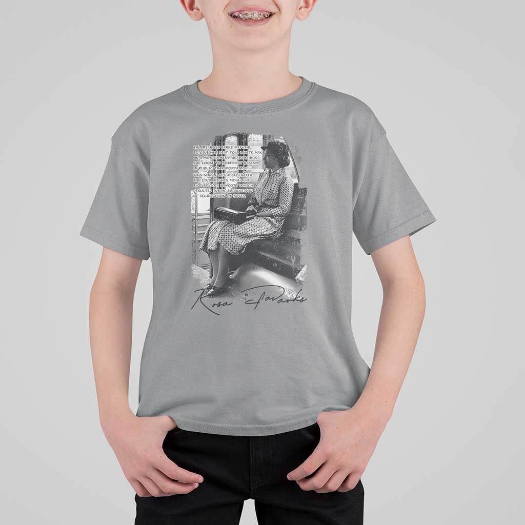 Rosa Parks Montgomery Bus Boycott T Shirt For Kid Civil Rights History