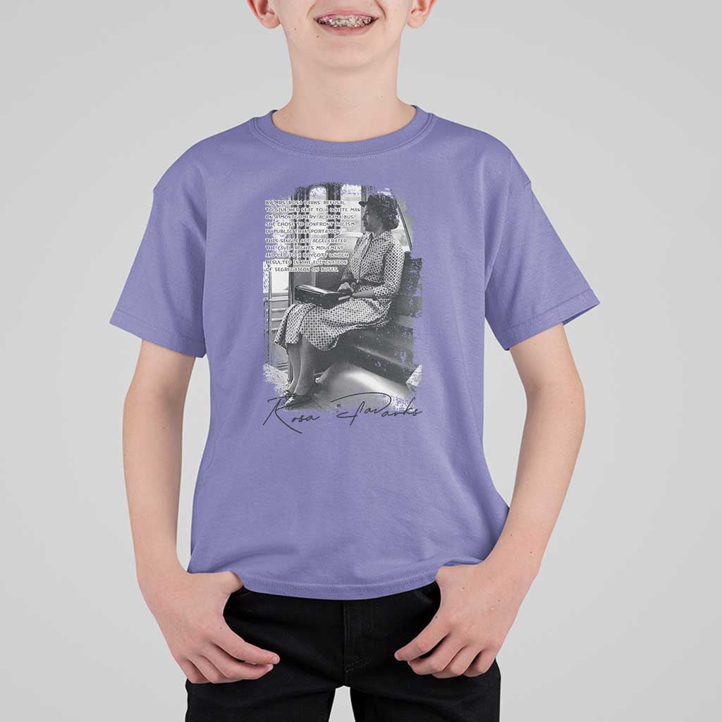 Rosa Parks Montgomery Bus Boycott T Shirt For Kid Civil Rights History