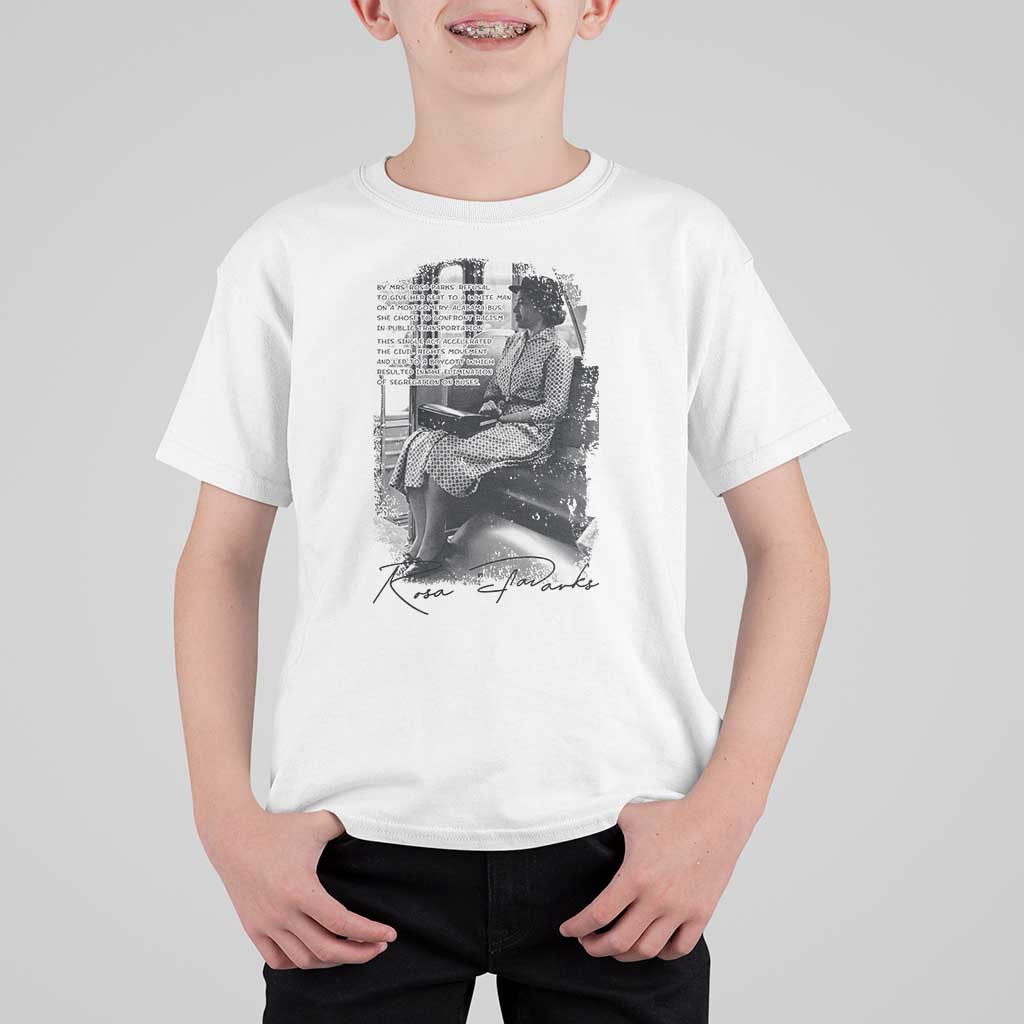 Rosa Parks Montgomery Bus Boycott T Shirt For Kid Civil Rights History