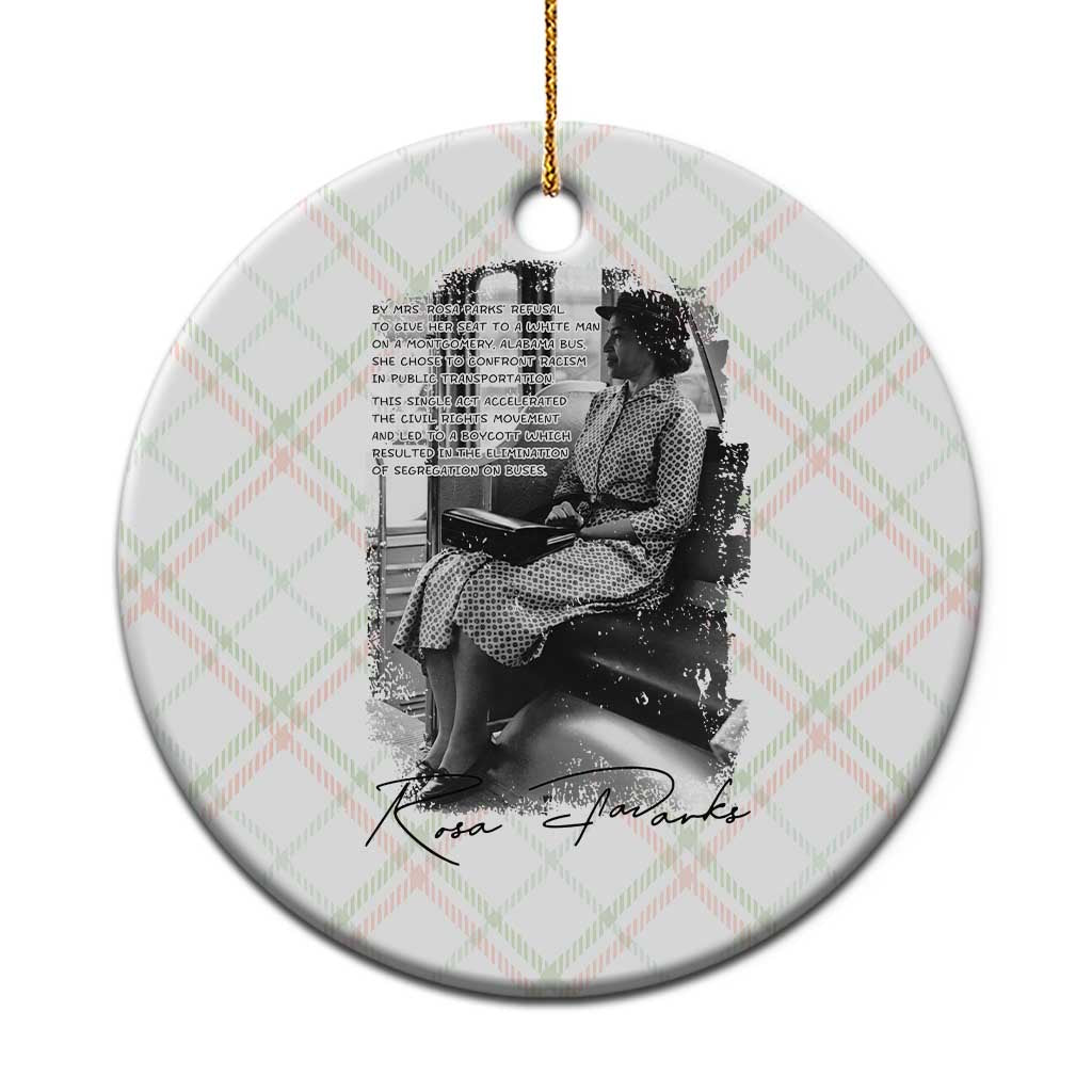 Rosa Parks Montgomery Bus Boycott Ceramic Ornament Civil Rights History