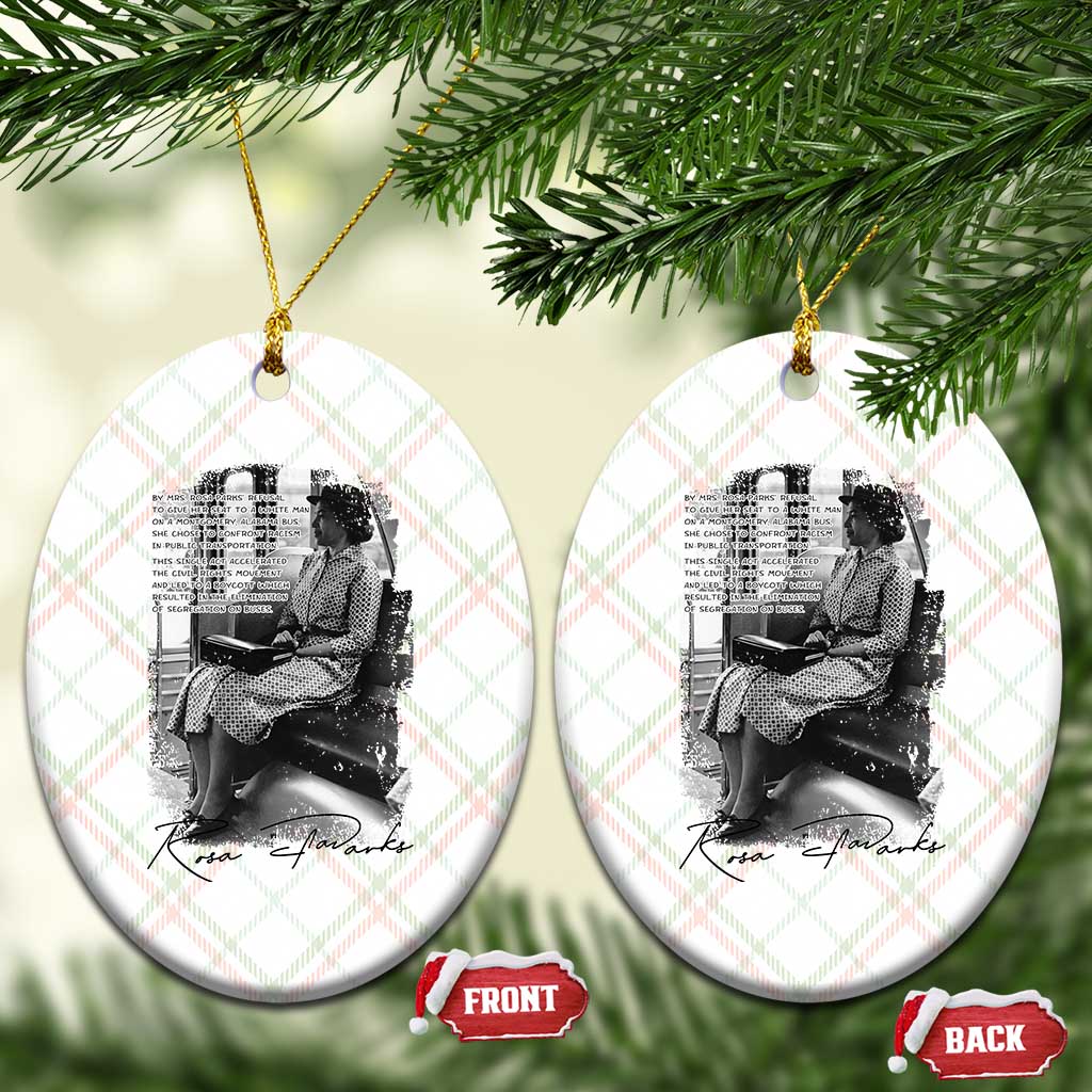 Rosa Parks Montgomery Bus Boycott Ceramic Ornament Civil Rights History