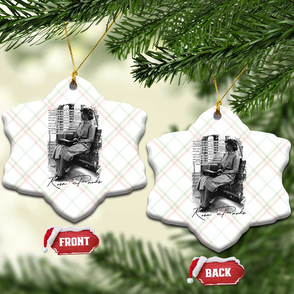 Rosa Parks Montgomery Bus Boycott Ceramic Ornament Civil Rights History
