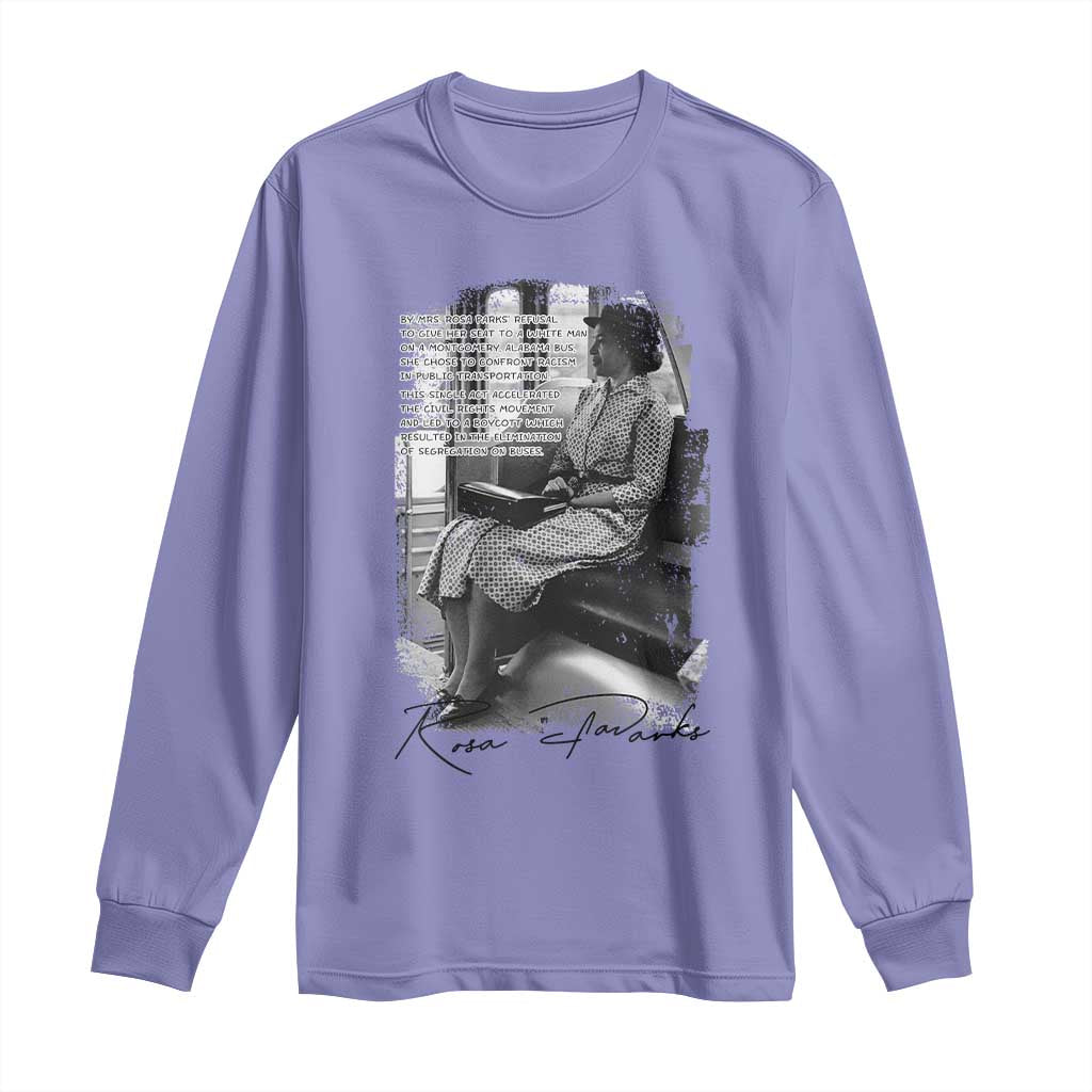 Rosa Parks Montgomery Bus Boycott Long Sleeve Shirt Civil Rights History