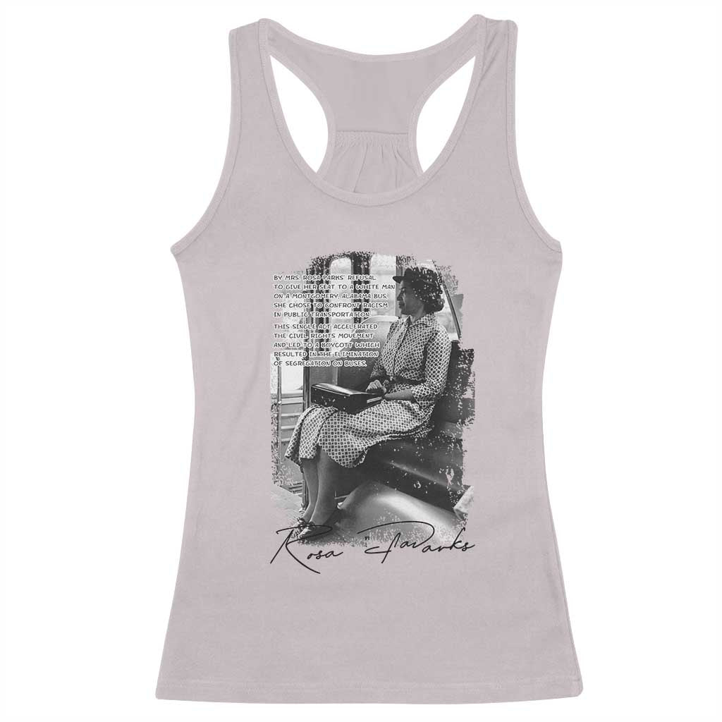 Rosa Parks Montgomery Bus Boycott Racerback Tank Top Civil Rights History