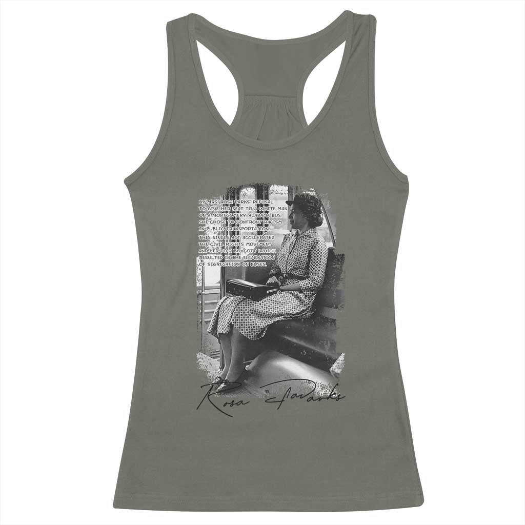 Rosa Parks Montgomery Bus Boycott Racerback Tank Top Civil Rights History