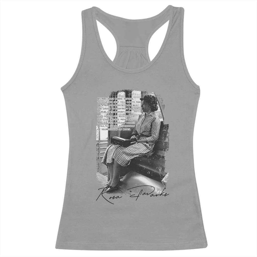 Rosa Parks Montgomery Bus Boycott Racerback Tank Top Civil Rights History