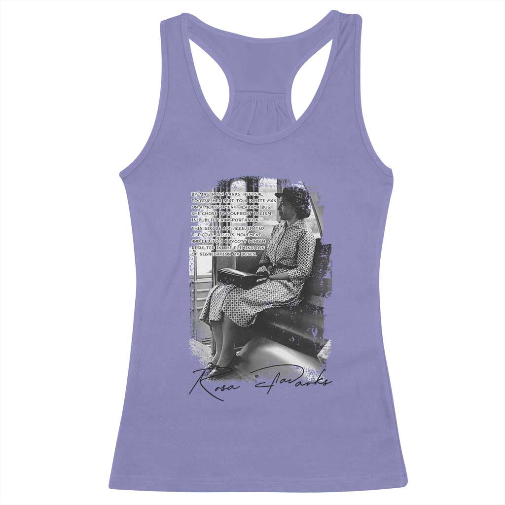 Rosa Parks Montgomery Bus Boycott Racerback Tank Top Civil Rights History