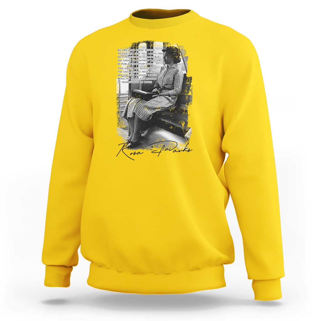 Rosa Parks Montgomery Bus Boycott Sweatshirt Civil Rights History