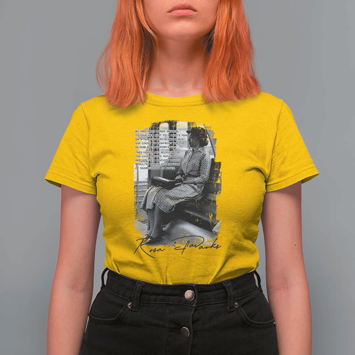 Rosa Parks Montgomery Bus Boycott T Shirt For Women Civil Rights History