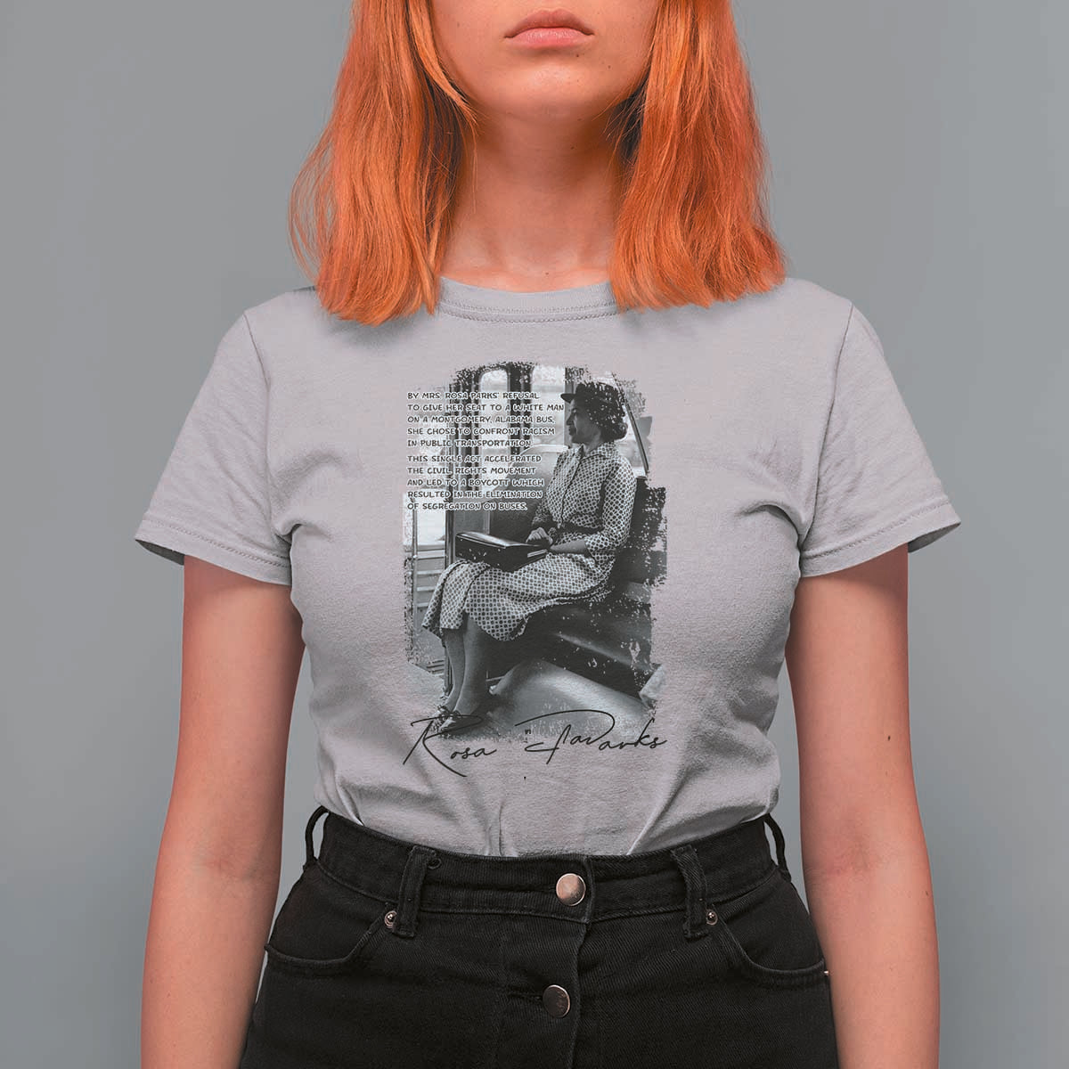 Rosa Parks Montgomery Bus Boycott T Shirt For Women Civil Rights History