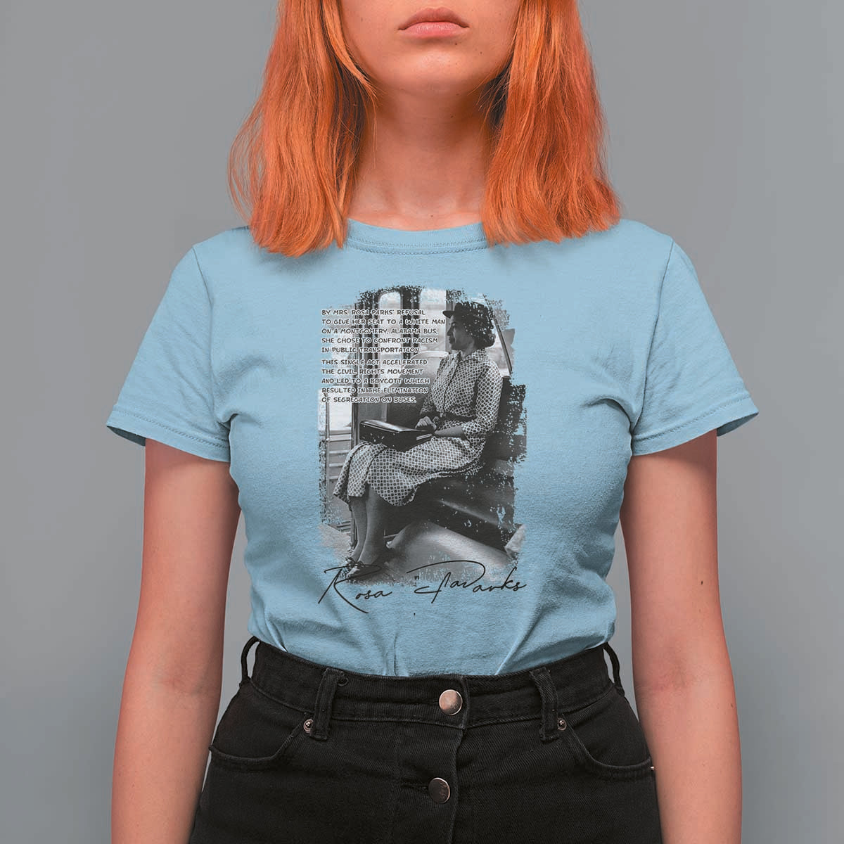 Rosa Parks Montgomery Bus Boycott T Shirt For Women Civil Rights History