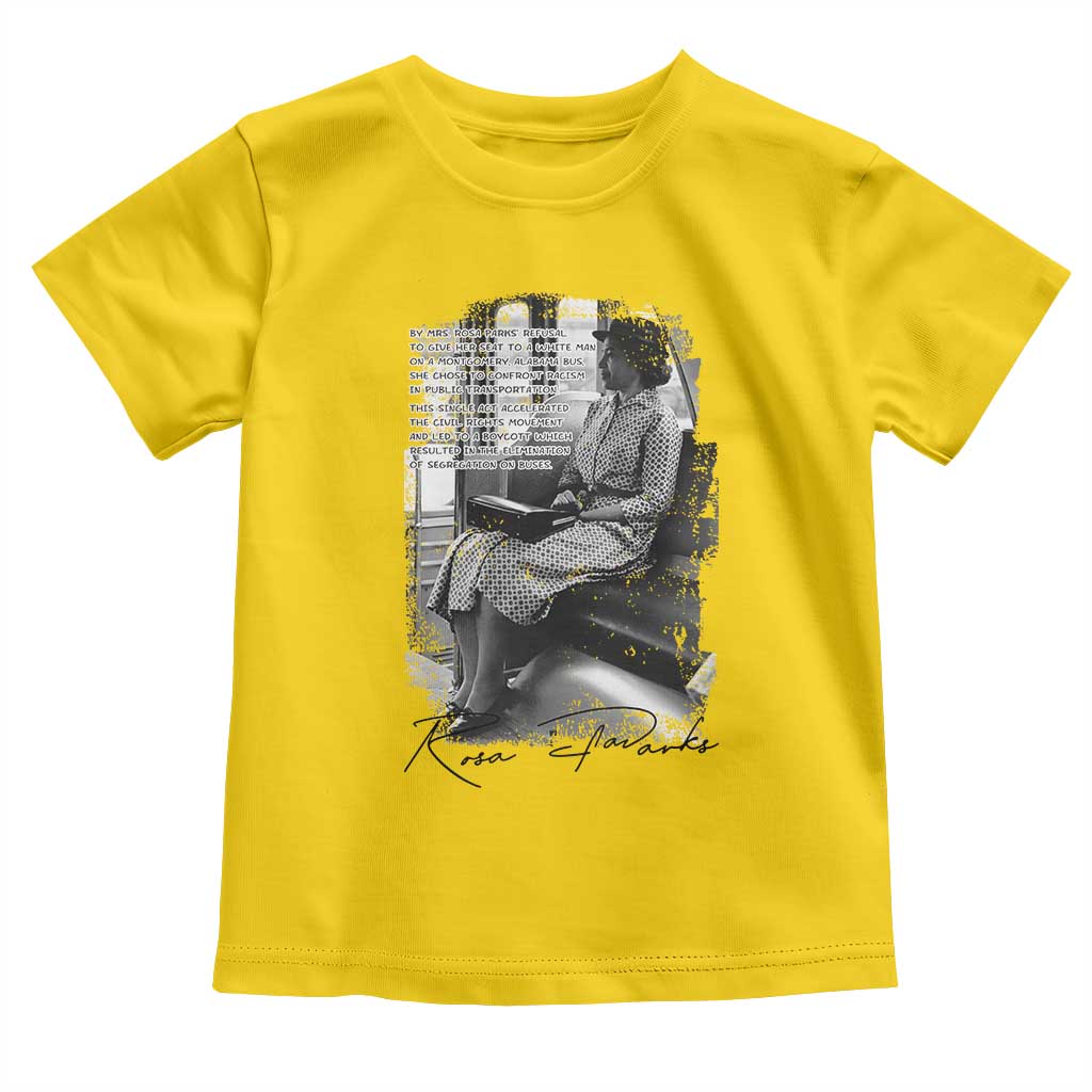 Rosa Parks Montgomery Bus Boycott Toddler T Shirt Civil Rights History