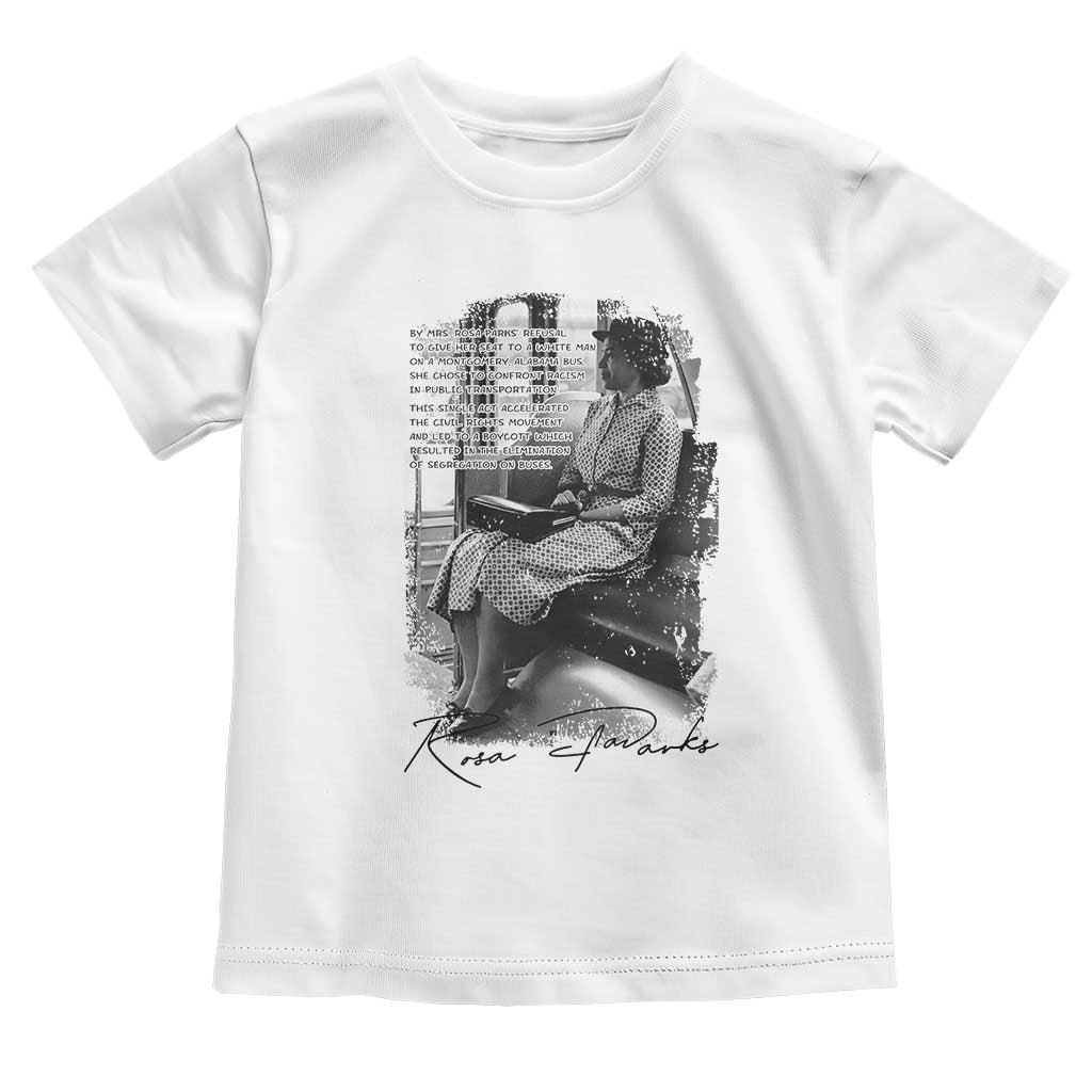 Rosa Parks Montgomery Bus Boycott Toddler T Shirt Civil Rights History