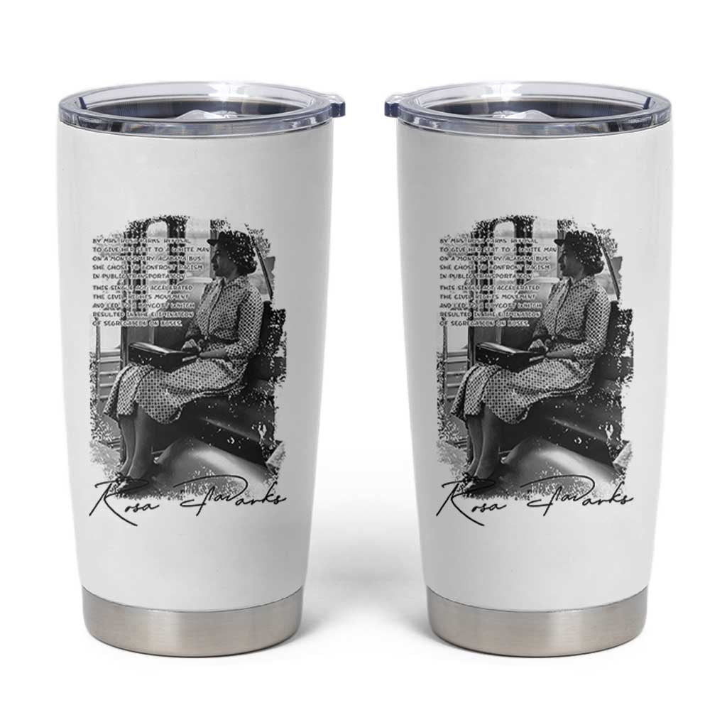 Rosa Parks Montgomery Bus Boycott Tumbler Cup Civil Rights History