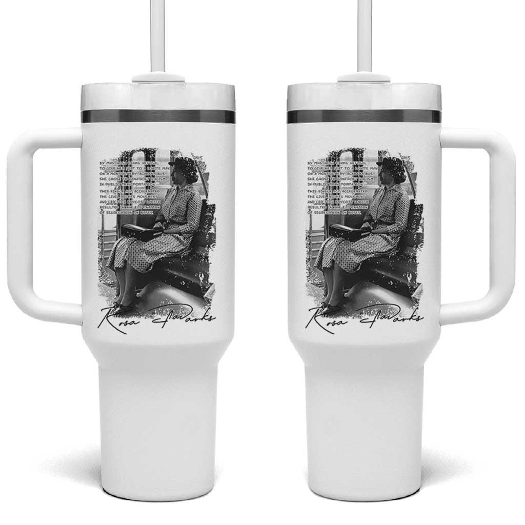 Rosa Parks Montgomery Bus Boycott Tumbler With Handle Civil Rights History