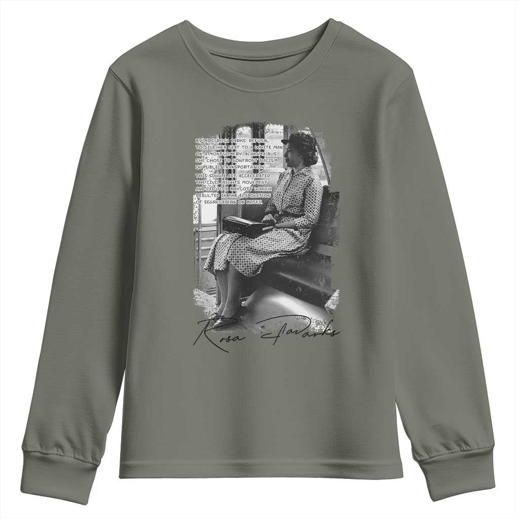 Rosa Parks Montgomery Bus Boycott Youth Sweatshirt Civil Rights History