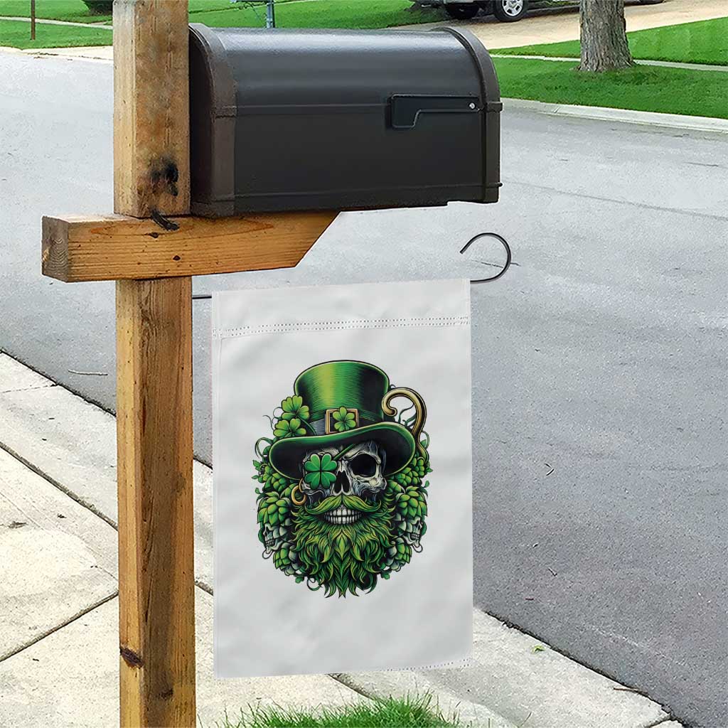 Irish Leprechaun Skull Garden Flag St Patricks Day Party Gift