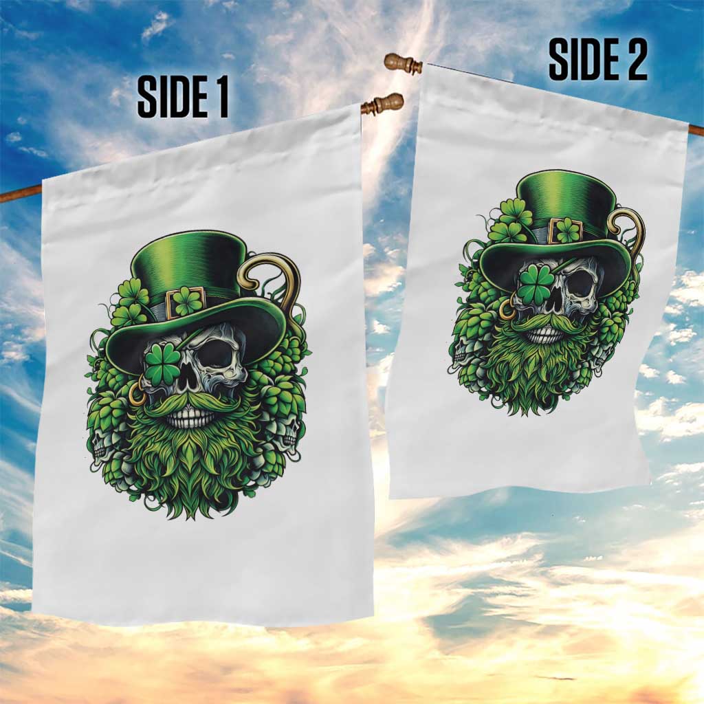 Irish Leprechaun Skull Garden Flag St Patricks Day Party Gift