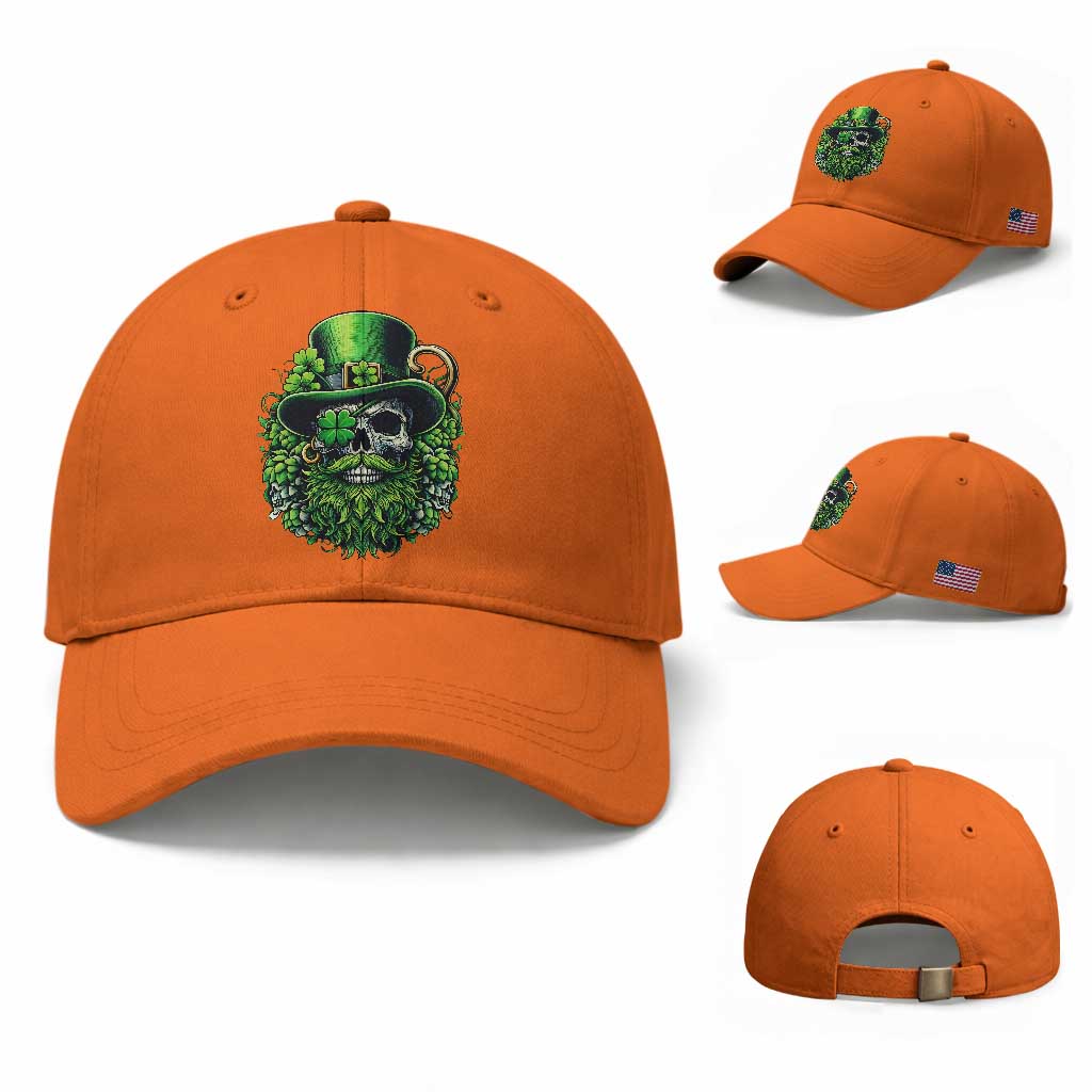 Irish Leprechaun Skull Baseball Cap St Patricks Day Party Gift