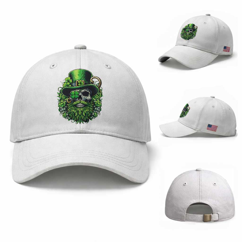 Irish Leprechaun Skull Baseball Cap St Patricks Day Party Gift