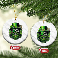 Irish Leprechaun Skull Ceramic Ornament St Patricks Day Party Gift