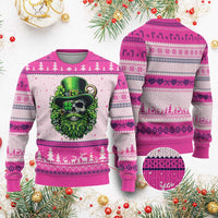 Irish Leprechaun Skull Ugly Christmas Sweater St Patricks Day Party Gift