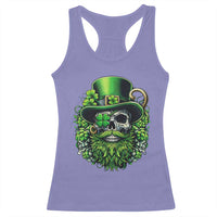 Irish Leprechaun Skull Racerback Tank Top St Patricks Day Party Gift