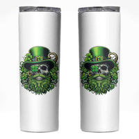 Irish Leprechaun Skull Skinny Tumbler St Patricks Day Party Gift