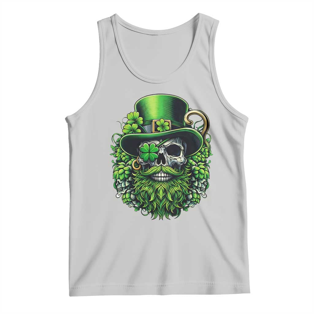 Irish Leprechaun Skull Tank Top St Patricks Day Party Gift
