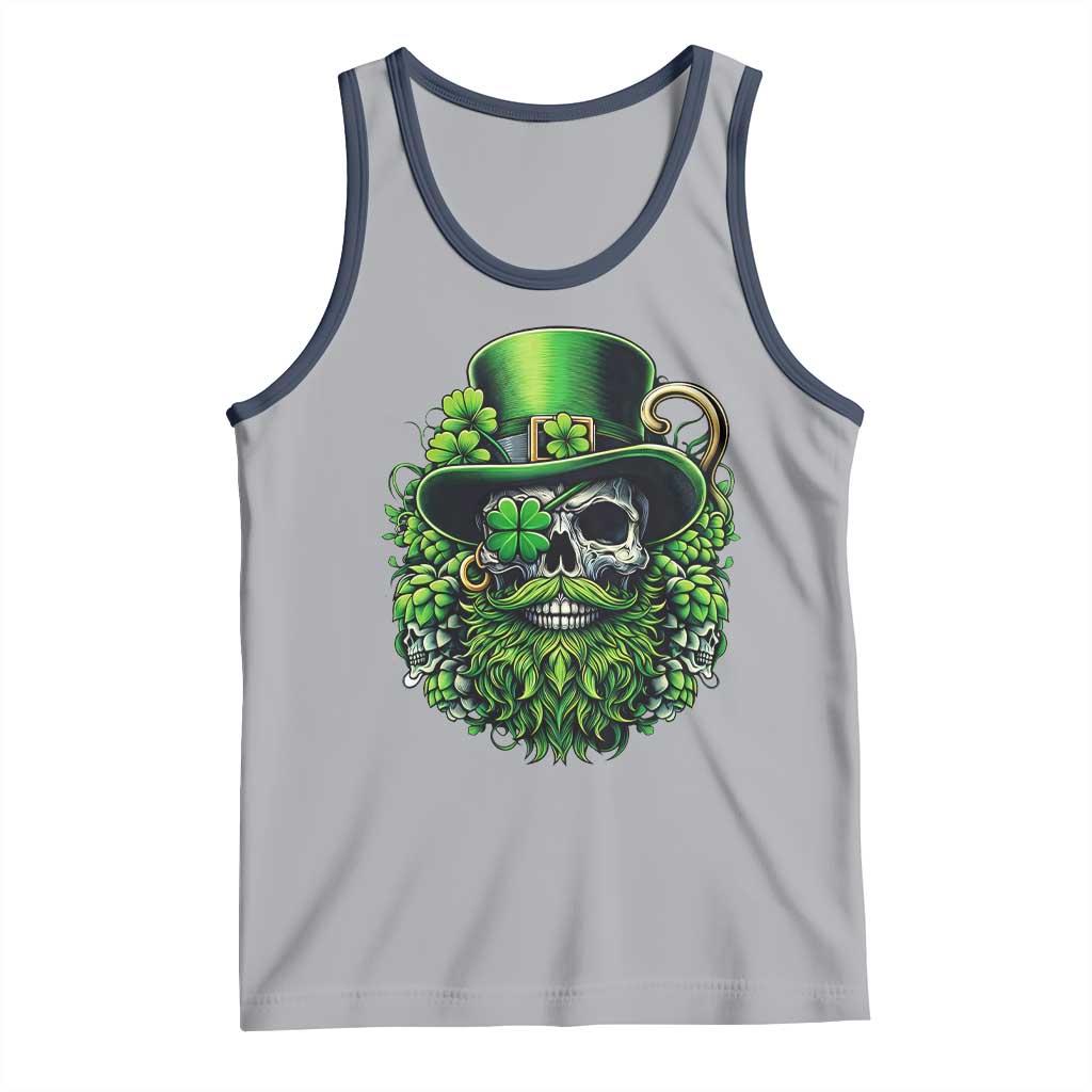 Irish Leprechaun Skull Tank Top St Patricks Day Party Gift