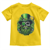 Irish Leprechaun Skull Toddler T Shirt St Patricks Day Party Gift
