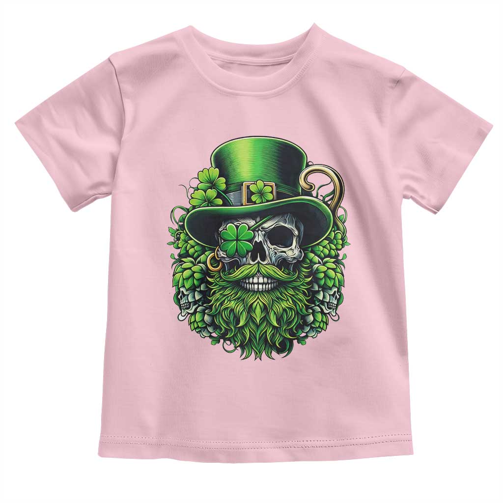 Irish Leprechaun Skull Toddler T Shirt St Patricks Day Party Gift