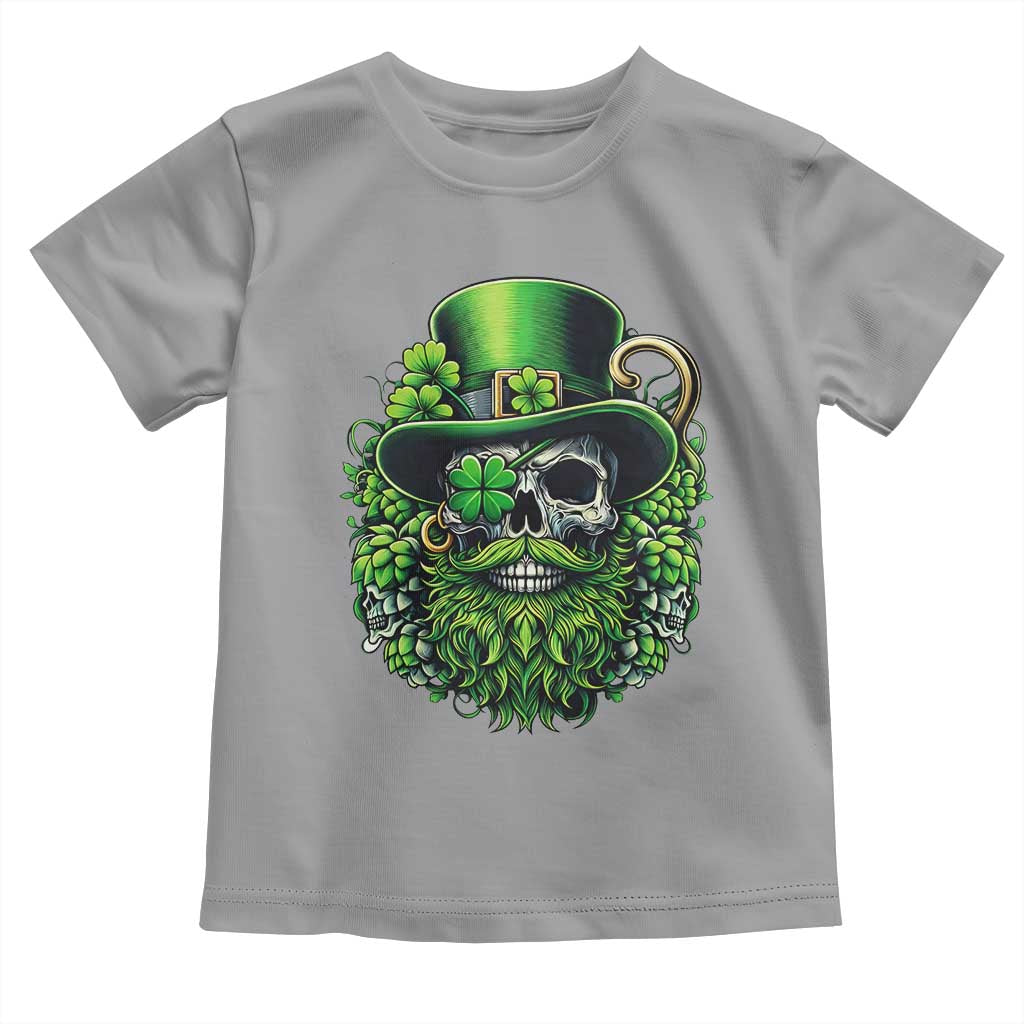 Irish Leprechaun Skull Toddler T Shirt St Patricks Day Party Gift