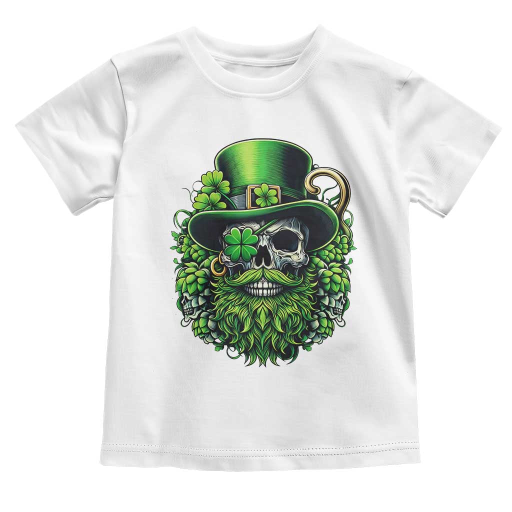 Irish Leprechaun Skull Toddler T Shirt St Patricks Day Party Gift