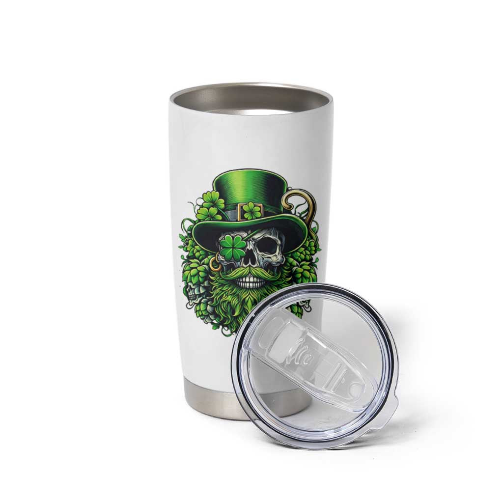Irish Leprechaun Skull Tumbler Cup St Patricks Day Party Gift
