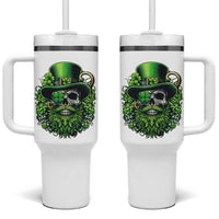 Irish Leprechaun Skull Tumbler With Handle St Patricks Day Party Gift