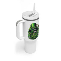Irish Leprechaun Skull Tumbler With Handle St Patricks Day Party Gift
