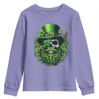Irish Leprechaun Skull Youth Sweatshirt St Patricks Day Party Gift
