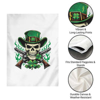 Irish Cowboy Skeleton Garden Flag St Patricks Day Party Gift