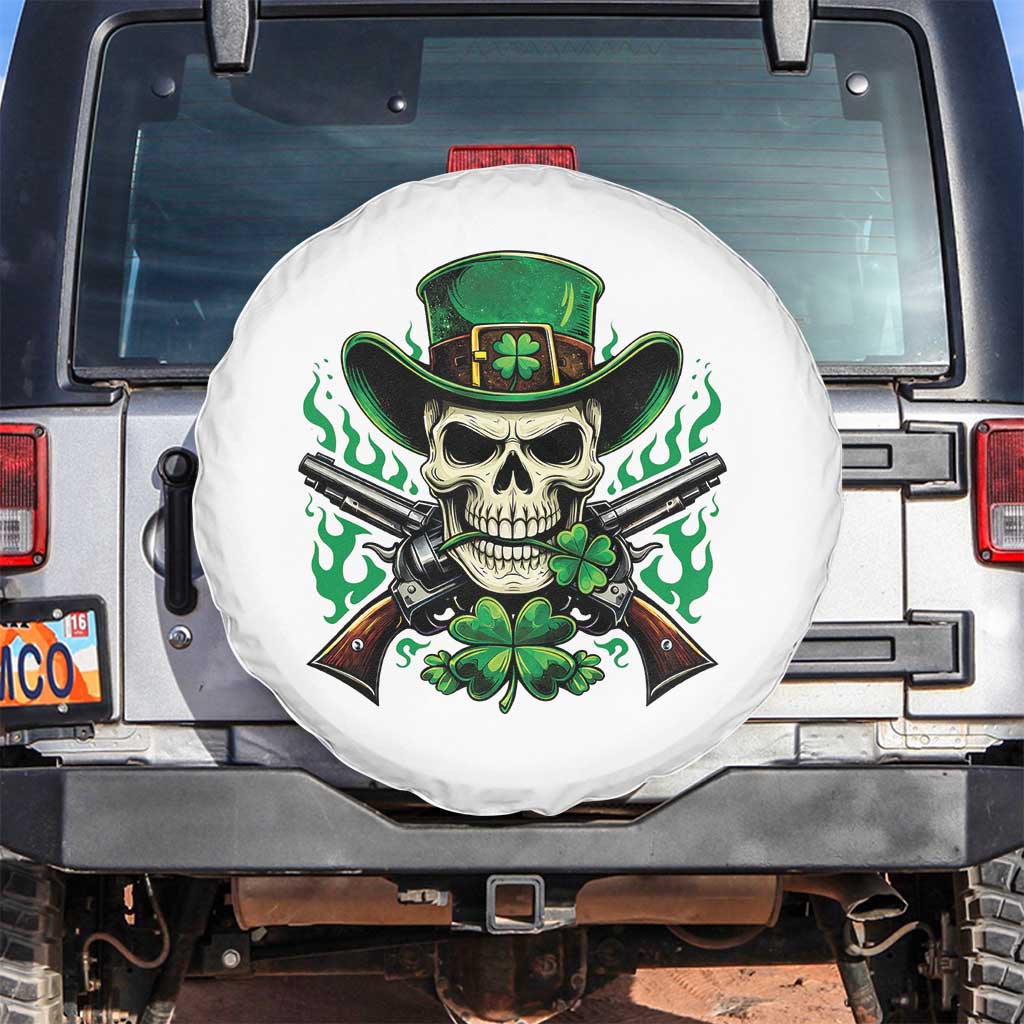 Irish Cowboy Skeleton Spare Tire Cover St Patricks Day Party Gift