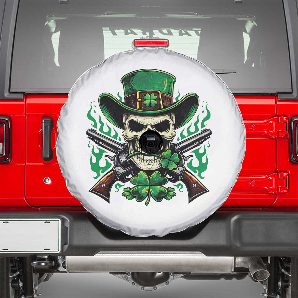 Irish Cowboy Skeleton Spare Tire Cover St Patricks Day Party Gift