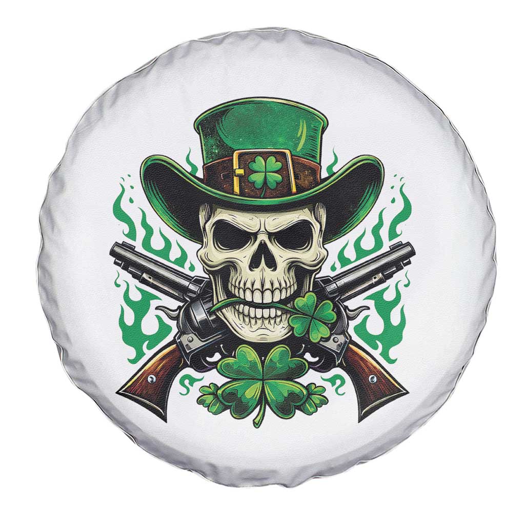 Irish Cowboy Skeleton Spare Tire Cover St Patricks Day Party Gift