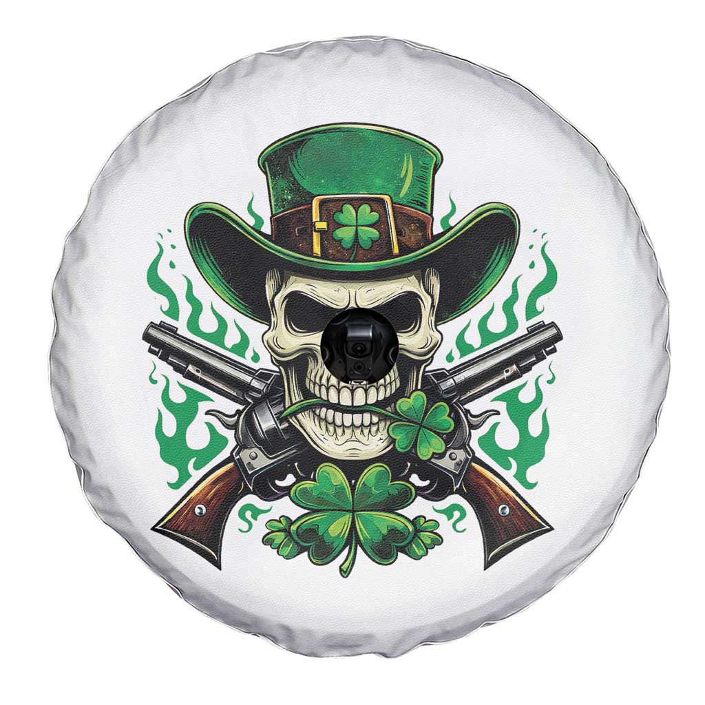 Irish Cowboy Skeleton Spare Tire Cover St Patricks Day Party Gift