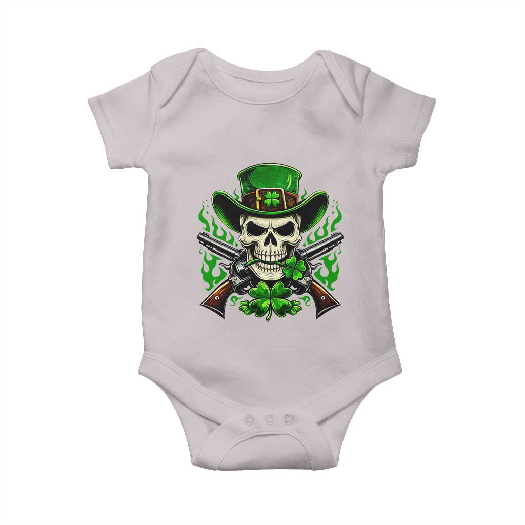Irish Cowboy Skeleton Baby Onesie St Patricks Day Party Gift