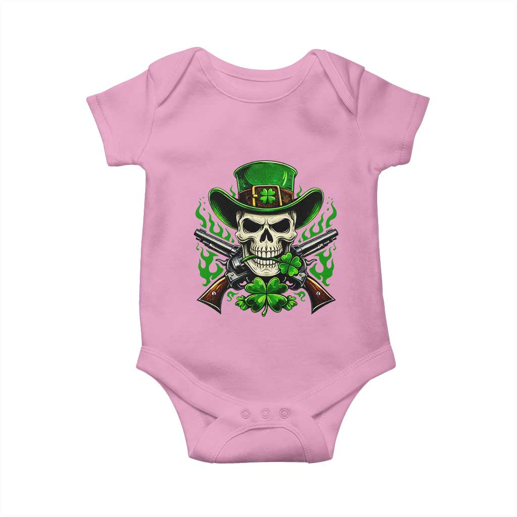 Irish Cowboy Skeleton Baby Onesie St Patricks Day Party Gift