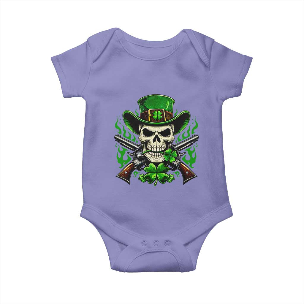 Irish Cowboy Skeleton Baby Onesie St Patricks Day Party Gift