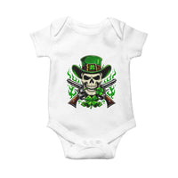 Irish Cowboy Skeleton Baby Onesie St Patricks Day Party Gift