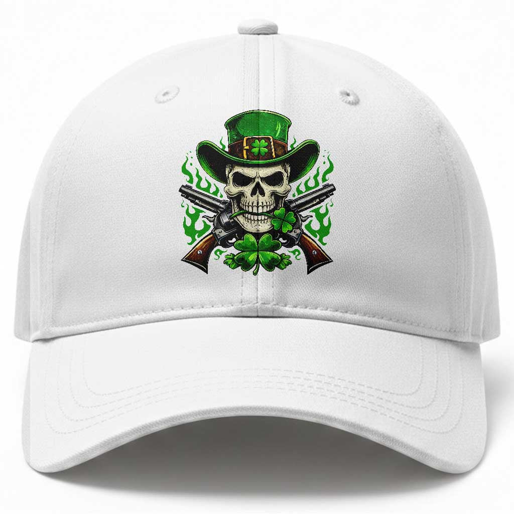 Irish Cowboy Skeleton Baseball Cap St Patricks Day Party Gift