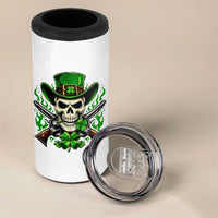 Irish Cowboy Skeleton 4 in 1 Can Cooler Tumbler St Patricks Day Party Gift